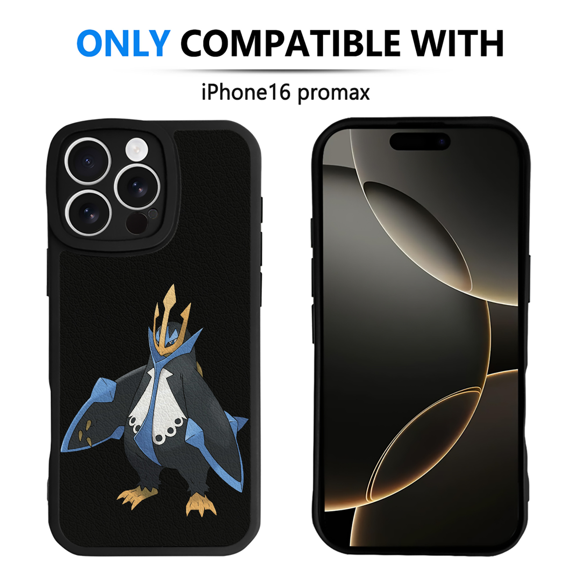 （画像用） ポケットモンスター Pokémon 【iPhone 16シリーズ対応】シリコンスマホケース（レザー調） 材質：シリコン